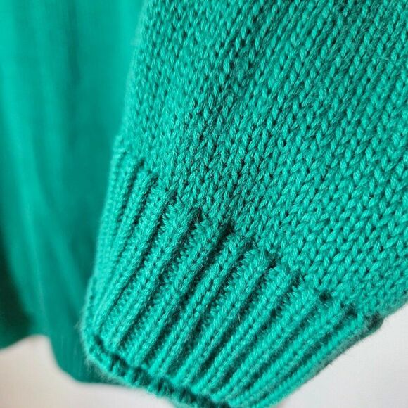 EUC LILLY PULITZER GREEN 100% COTTON CREW NECK PULLOVER SWEATER SMALL - Picture 9 of 14